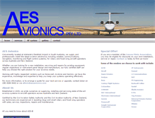 Tablet Screenshot of aesavionics.com